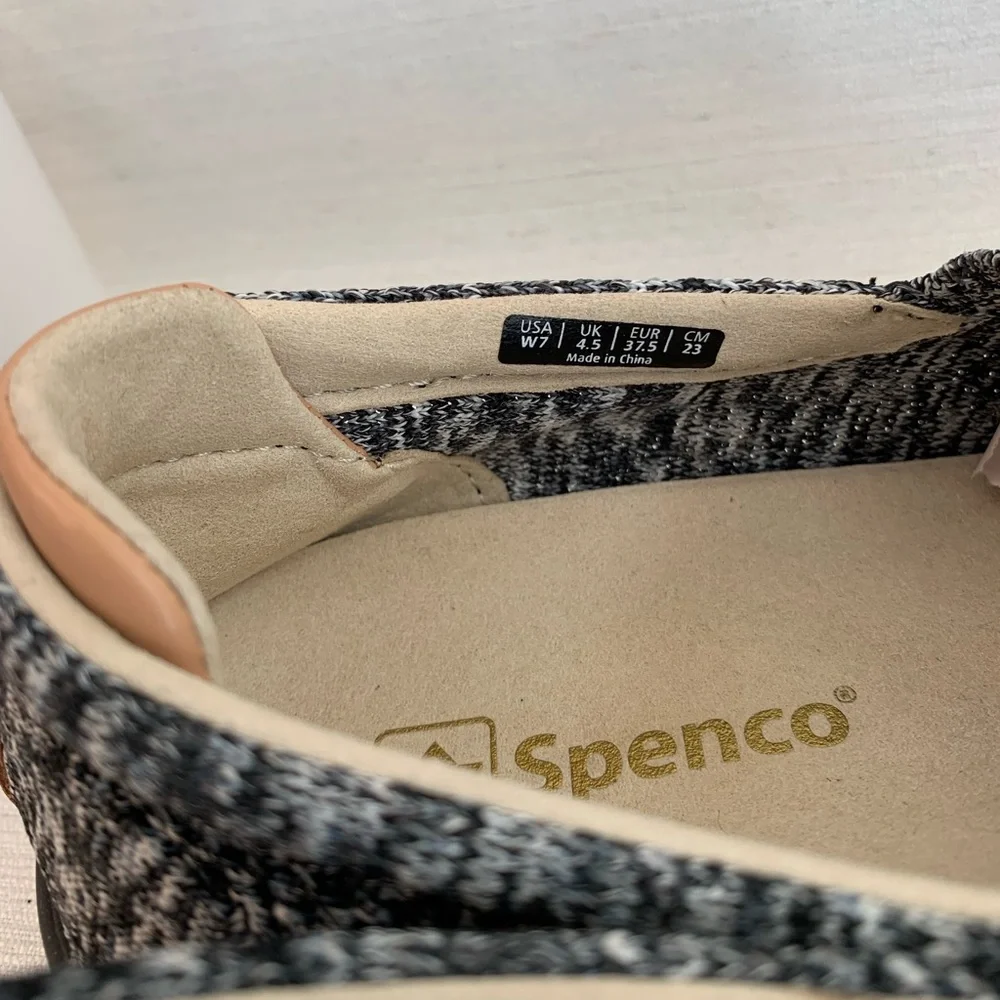 NWOT Spenco Black Knit Coastal Slip-On Loafers Woman’s 7 - Picture 12 of 13